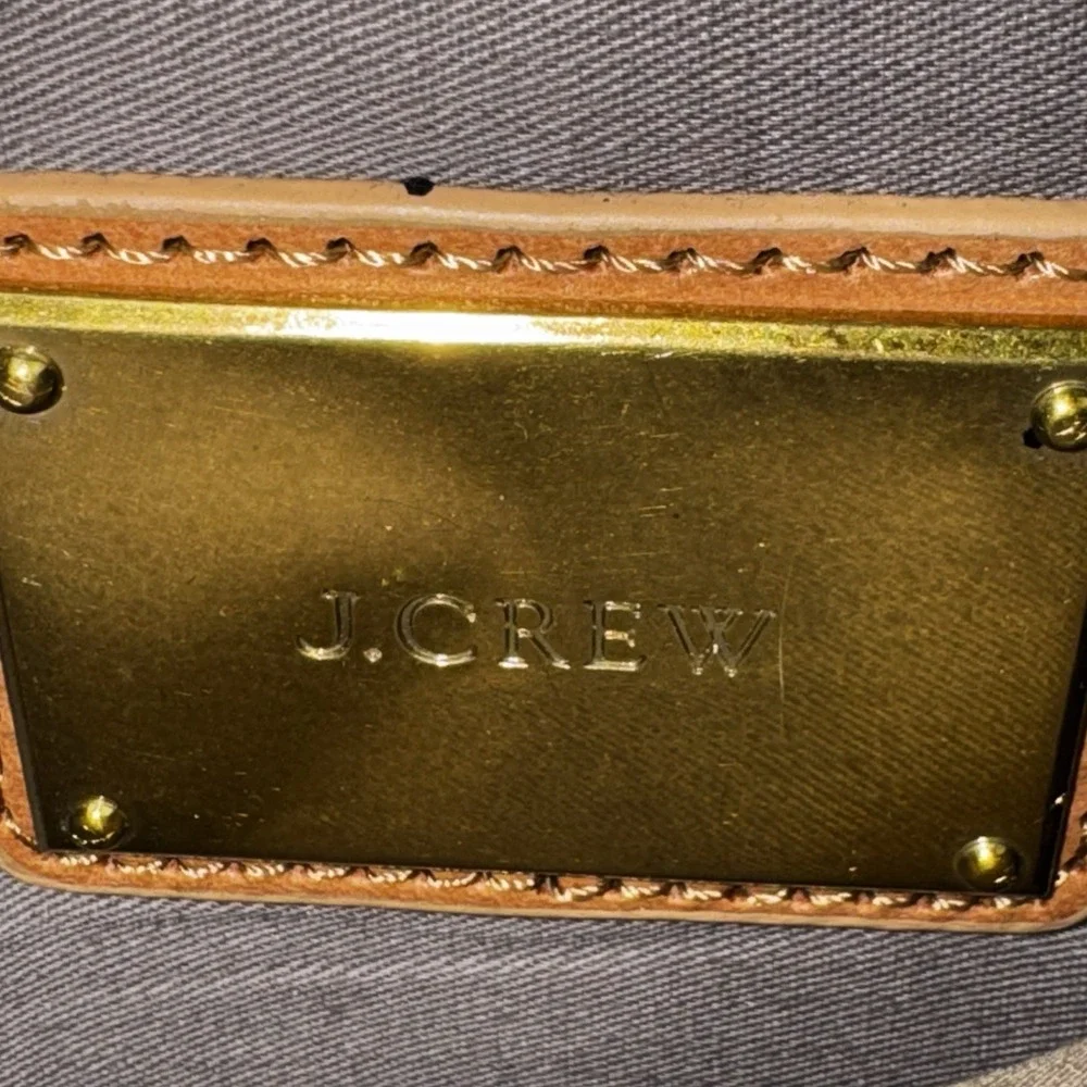 J CREW Black Silver Glitter Chain Cocktail Party Small Envelope Purse Bag Clutch